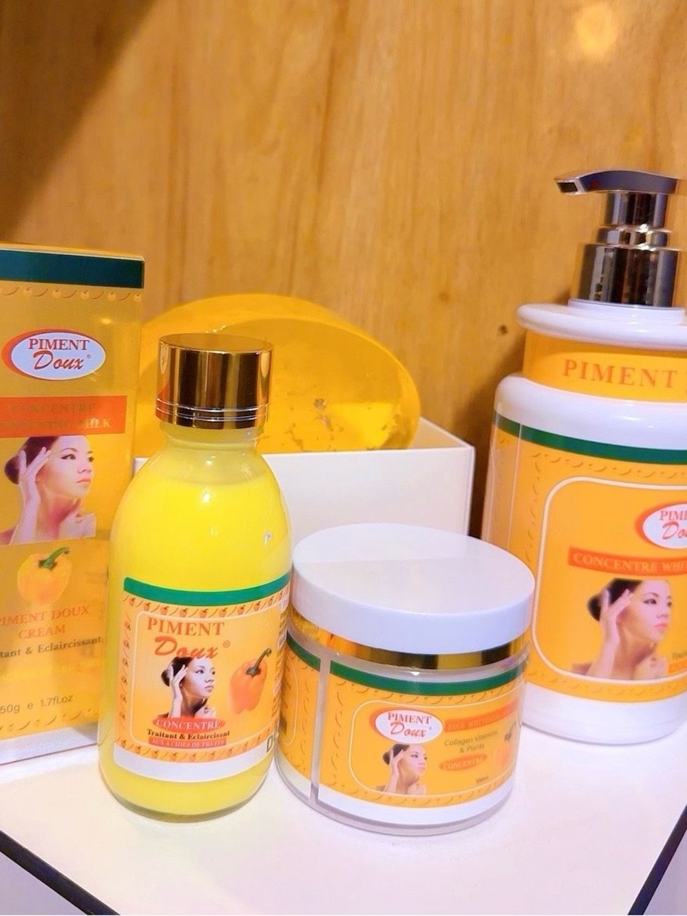 Yellow Brightening Moisturizer Set